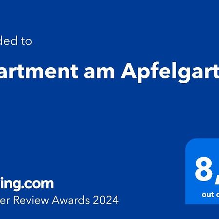 שווארמשטדט Apartment Am Apfelgarten מראה חיצוני תמונה